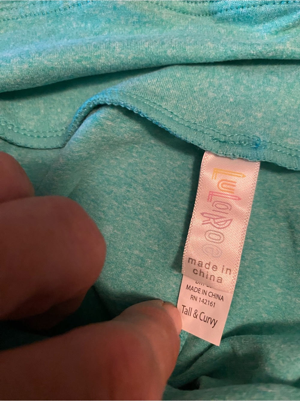 Women’s Stretch Leggings in Aqua Green - Picture 4 of 6